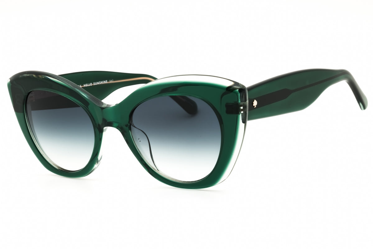 Kate Spade KS DOMINICA/S-01ED 9K GREEN Cat eye Sunglasses 49mm Sunglasses