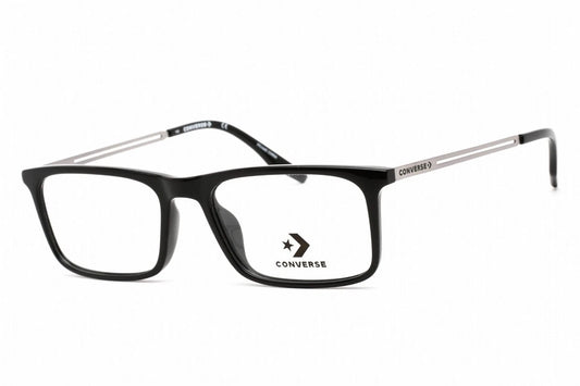 Converse CV8001-001 eyeglasses in black frame with clear lenses