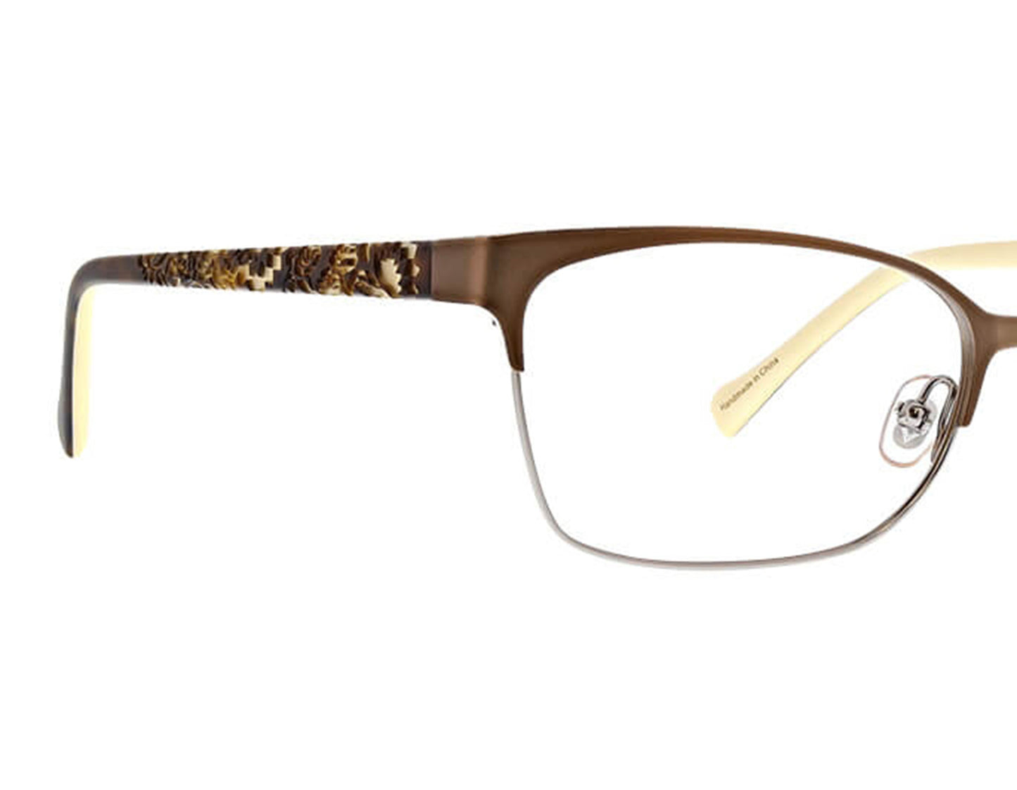 Vera Bradley Carianne Mocha Mint 5516 55mm New Eyeglasses
