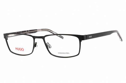 HUGO HG 1075-0003 00 Matte Black Rectangular Eyeglasses 56mm