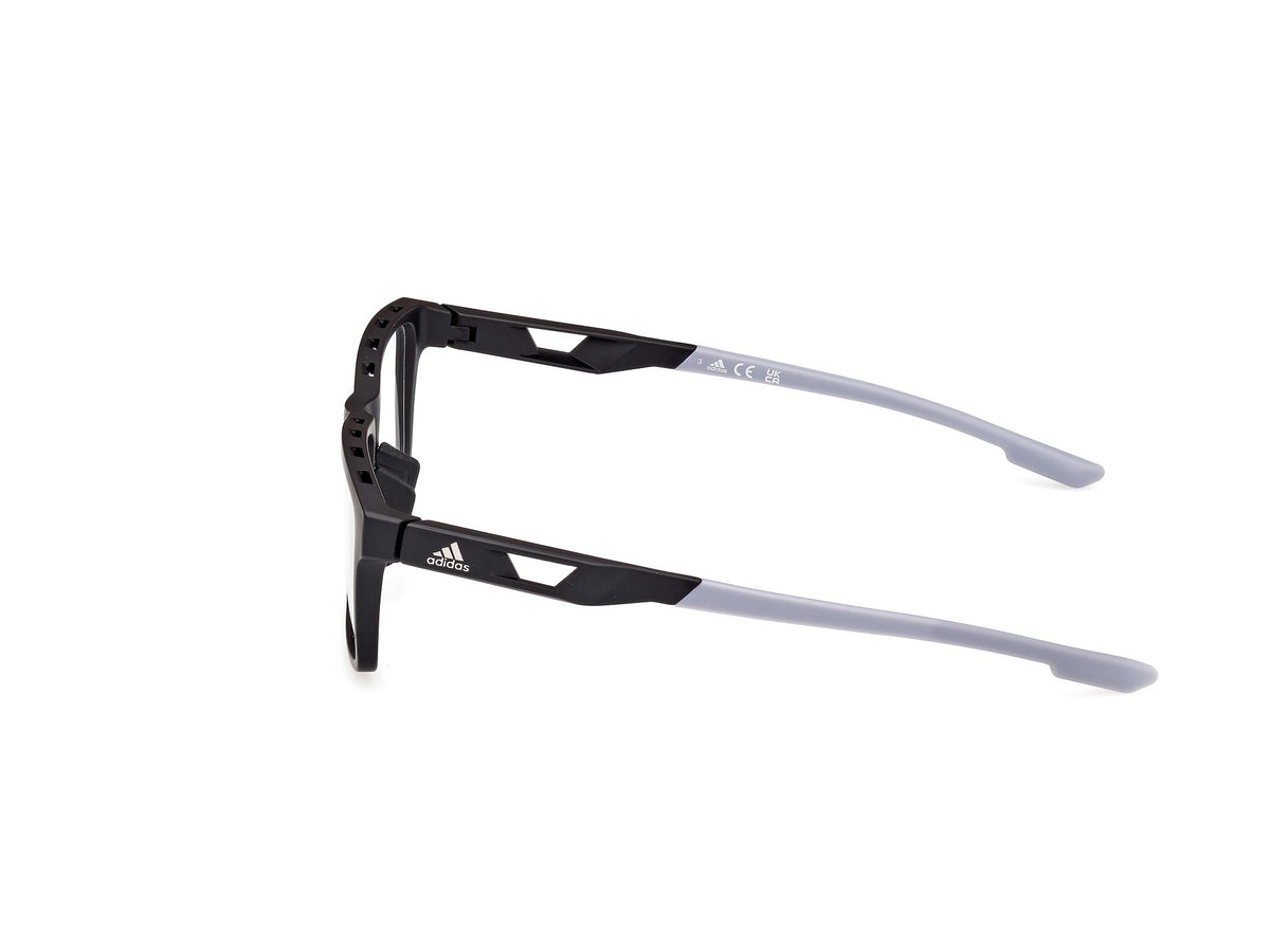 Adidas SP5089-002-55 Black Rectangle Eyeglasses 55mm Eyeglasses