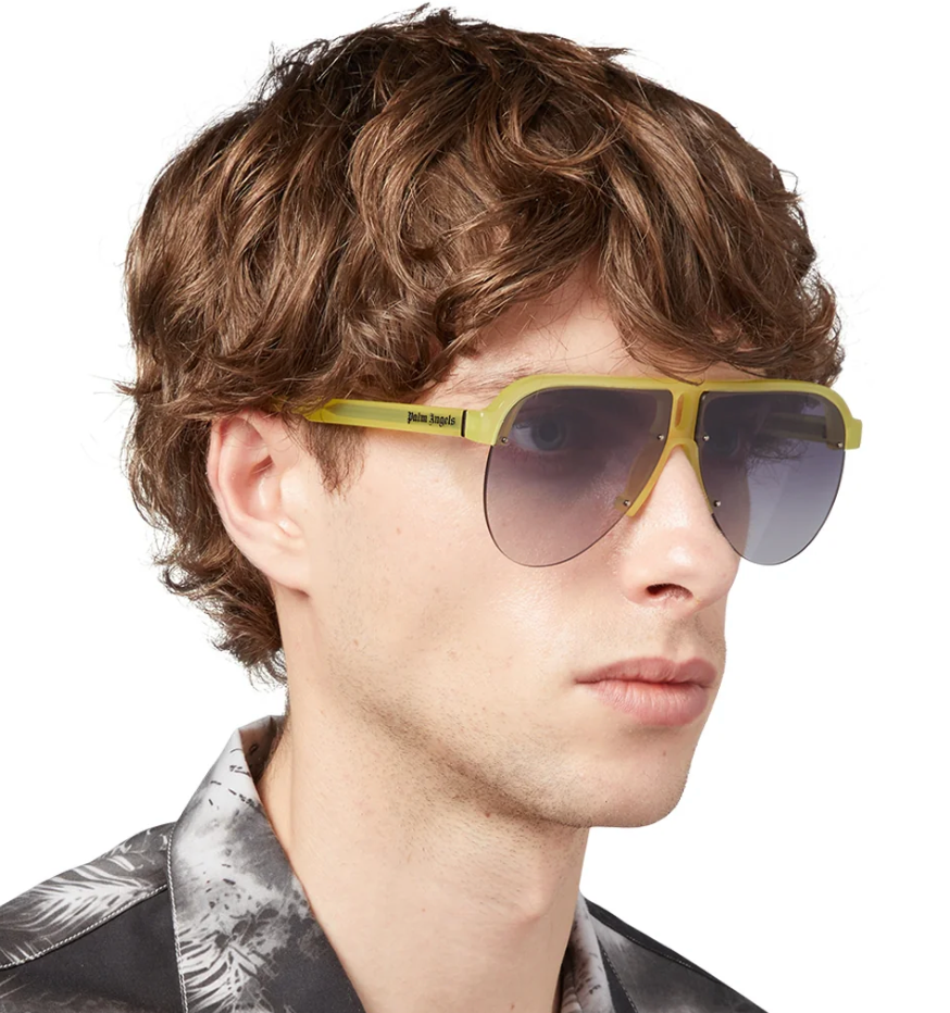 Palm Angels TRINITY-PERI10BS25PLA0011809 62mm New Sunglasses