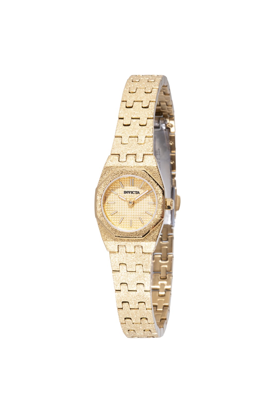 Invicta 49871 Quartz Watch Gold Dial Stainless Steel 19mm Lady