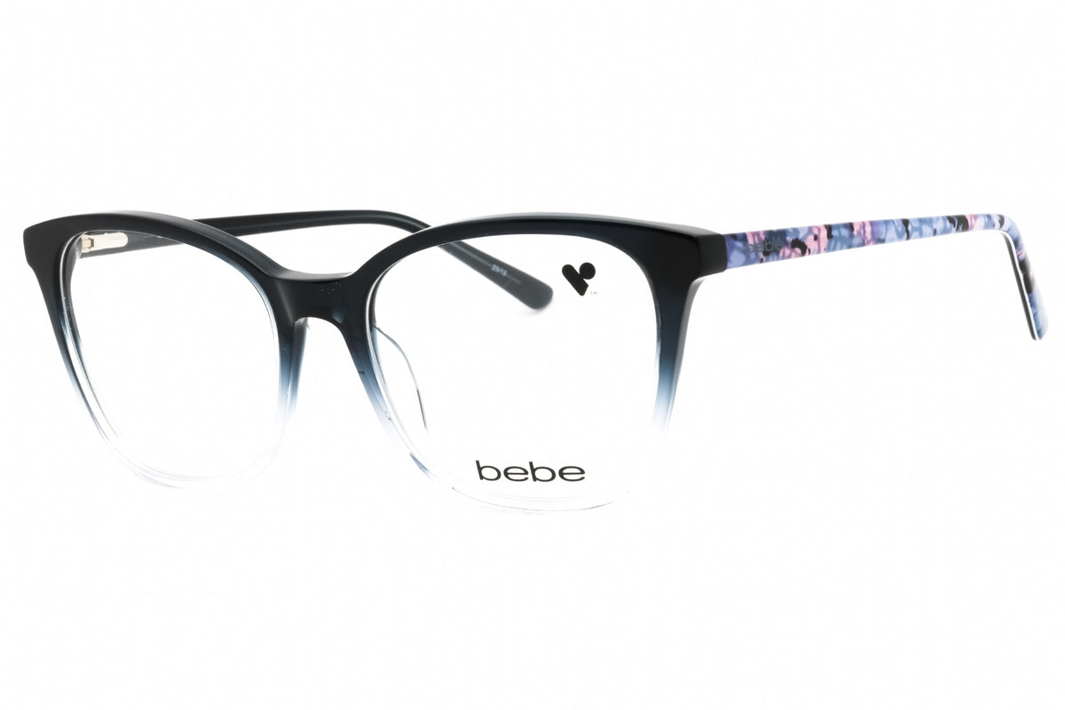 Bebe BB5206-001 JET GRADIENT Rectangular Eyeglasses 53mm Eyeglasses