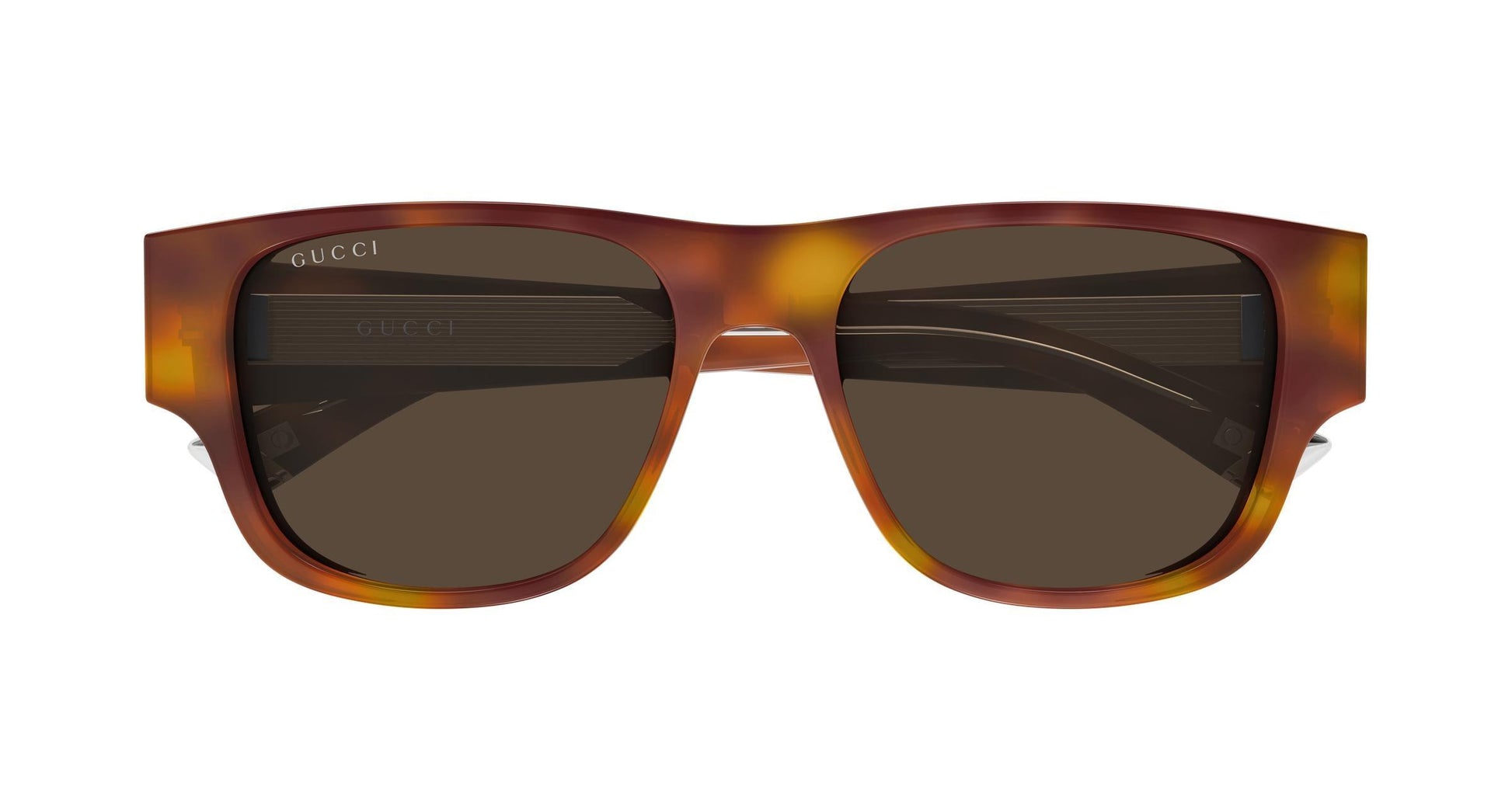 Gucci GG2075S-002 sunglasses in havana frame with brown lenses