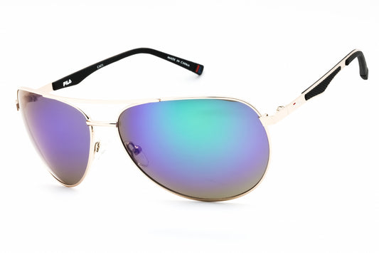 FILA SF9487-0GLD Gold Aviator Sunglasses 65mm