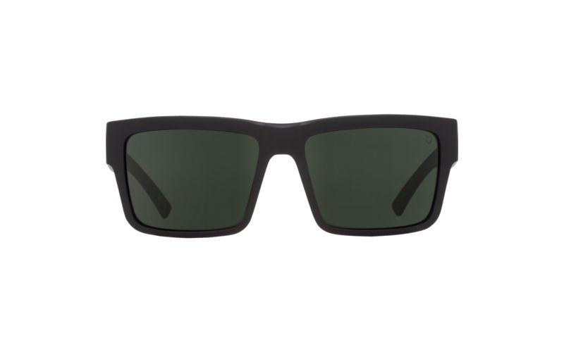 Spy MONTANA- Matte Black/Happy Gray Green 54mm New Sunglasses