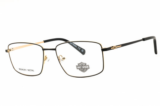 Harley Davidson HD50027-005 black Rectangular Eyeglasses 55mm