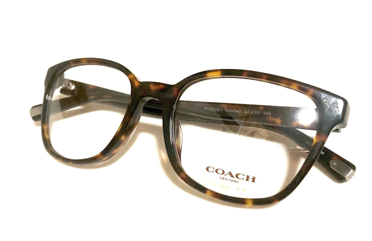 Coach 0HC6179U-5120-53 Tortoise Square EYEGLASSES 53mm Eyeglasses