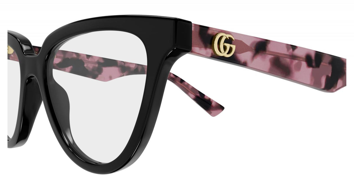 Gucci GG2179o-003 eyeglasses in pink frame with clear lenses