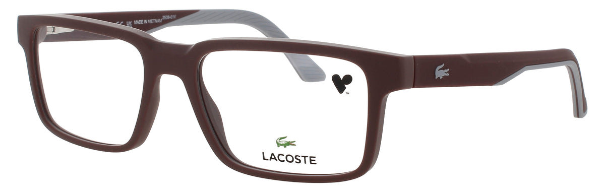Lacoste L2922-N-603-53 MATTE DARK RED  Men's Eyeglasses 53mm Eyeglasses