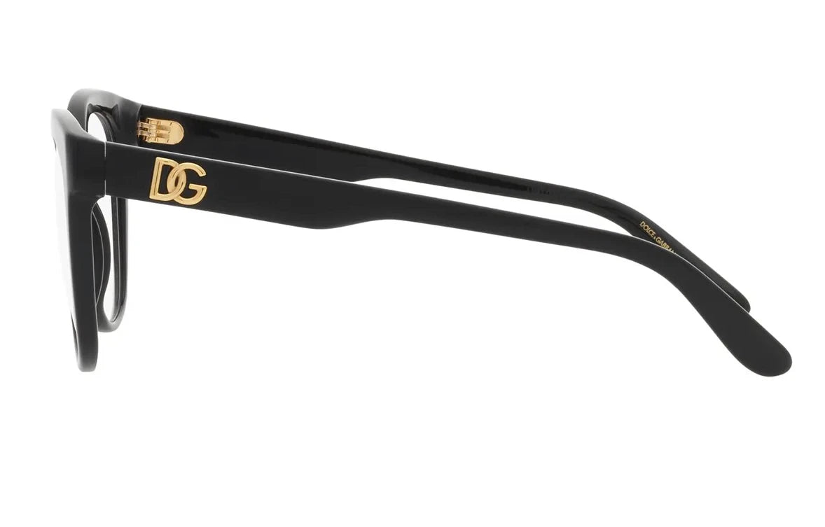 Dolce Gabbana 0DG3353-501-49 Black Full Rim EYEGLASSES 49mm Eyeglasses