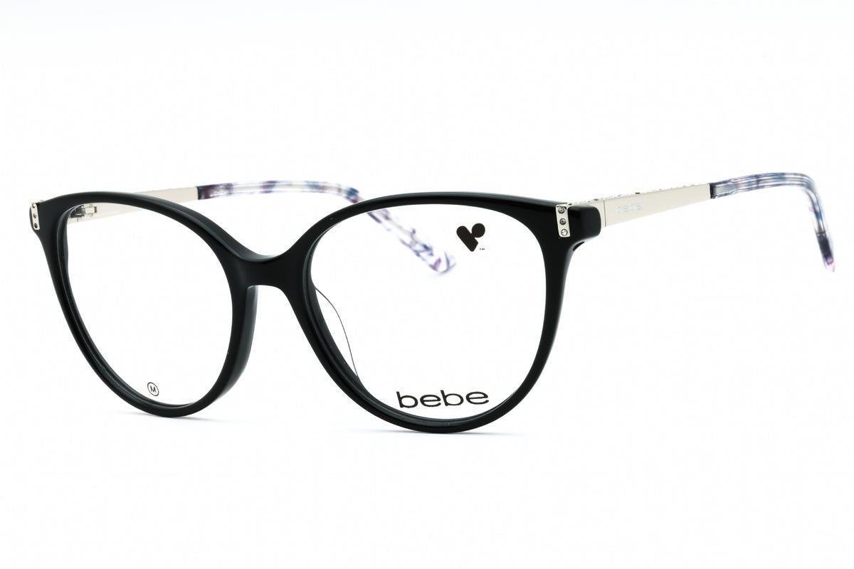 Bebe BB5215-001 JET Round Eyeglasses 52mm Eyeglasses