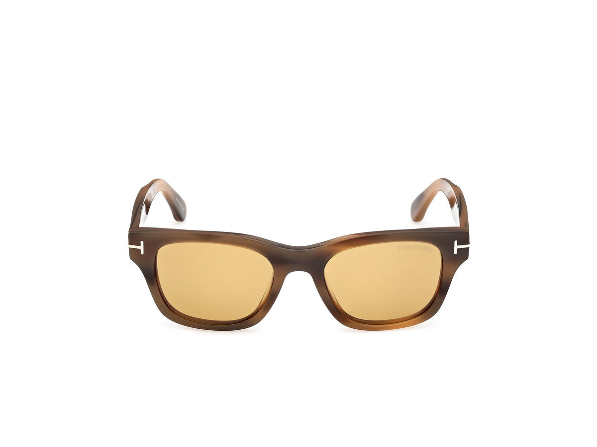 Tom Ford FT1357-5055E-50 Coloured Havana Square  50mm Sunglasses