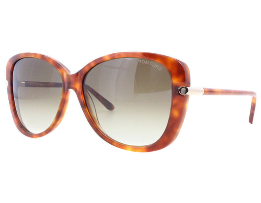 Tom Ford FT0324-56F-59 Havana Oversized Sunglasses 59mm