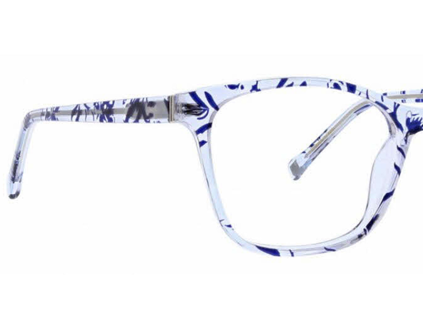 Vera Bradley Amara Perennials Grey 5217 52mm New Eyeglasses