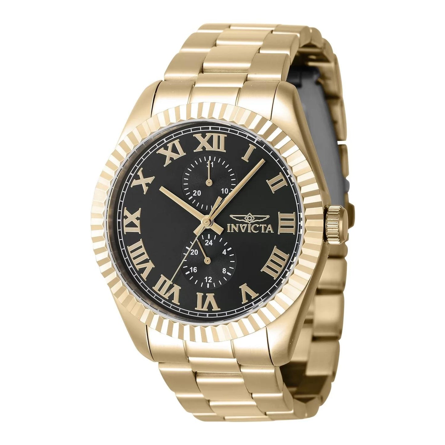 Invicta 47429 47429 Watch - Black Dial Stainless Steel Band