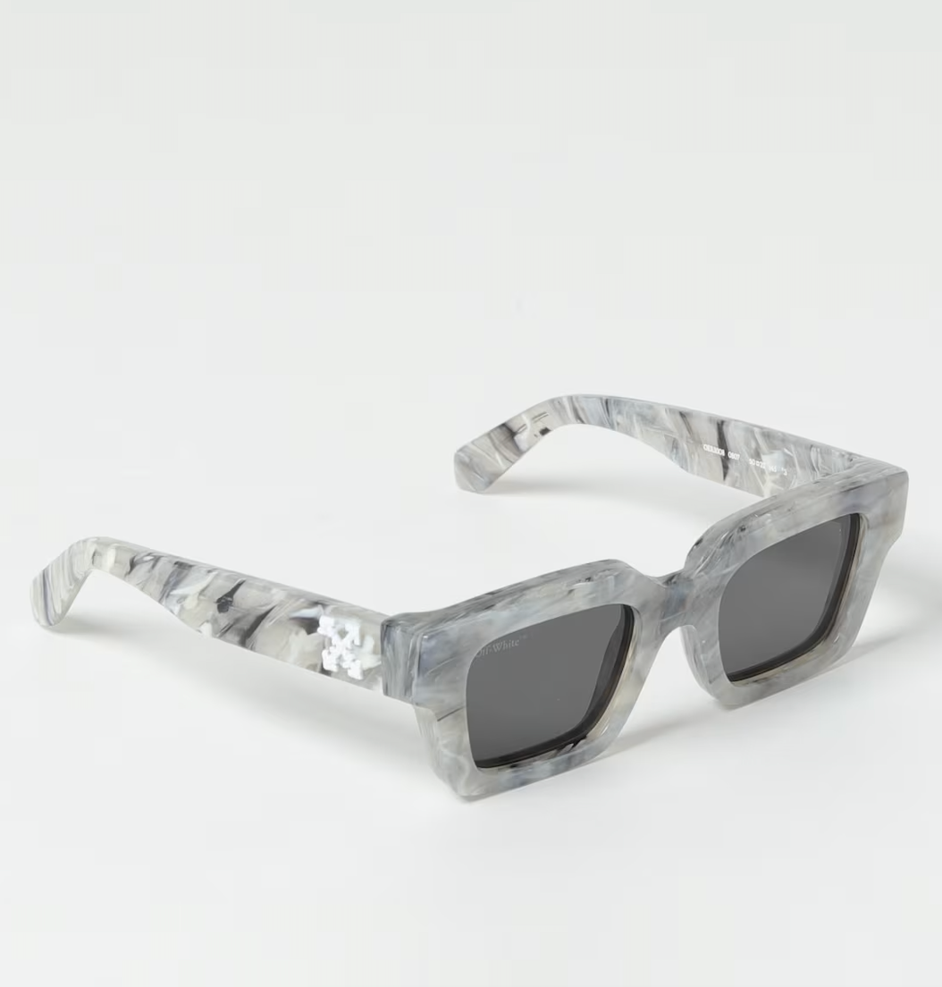 Off-White Virgil Marble Dark Grey 50mm New Sunglasses