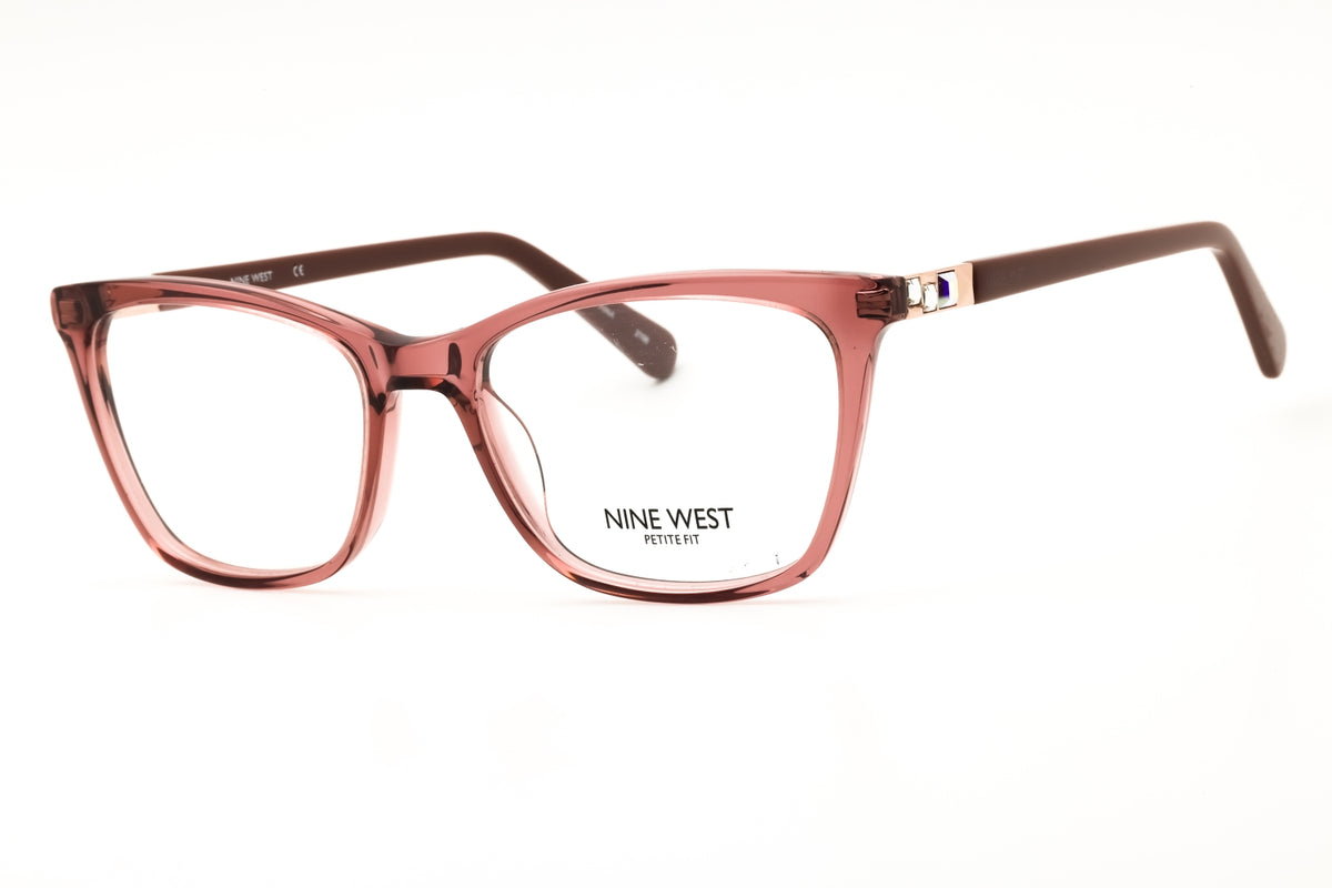 Nine West NW5191-601 CRYSTAL ROSE Rectangular Eyeglasses 49mm Eyeglasses