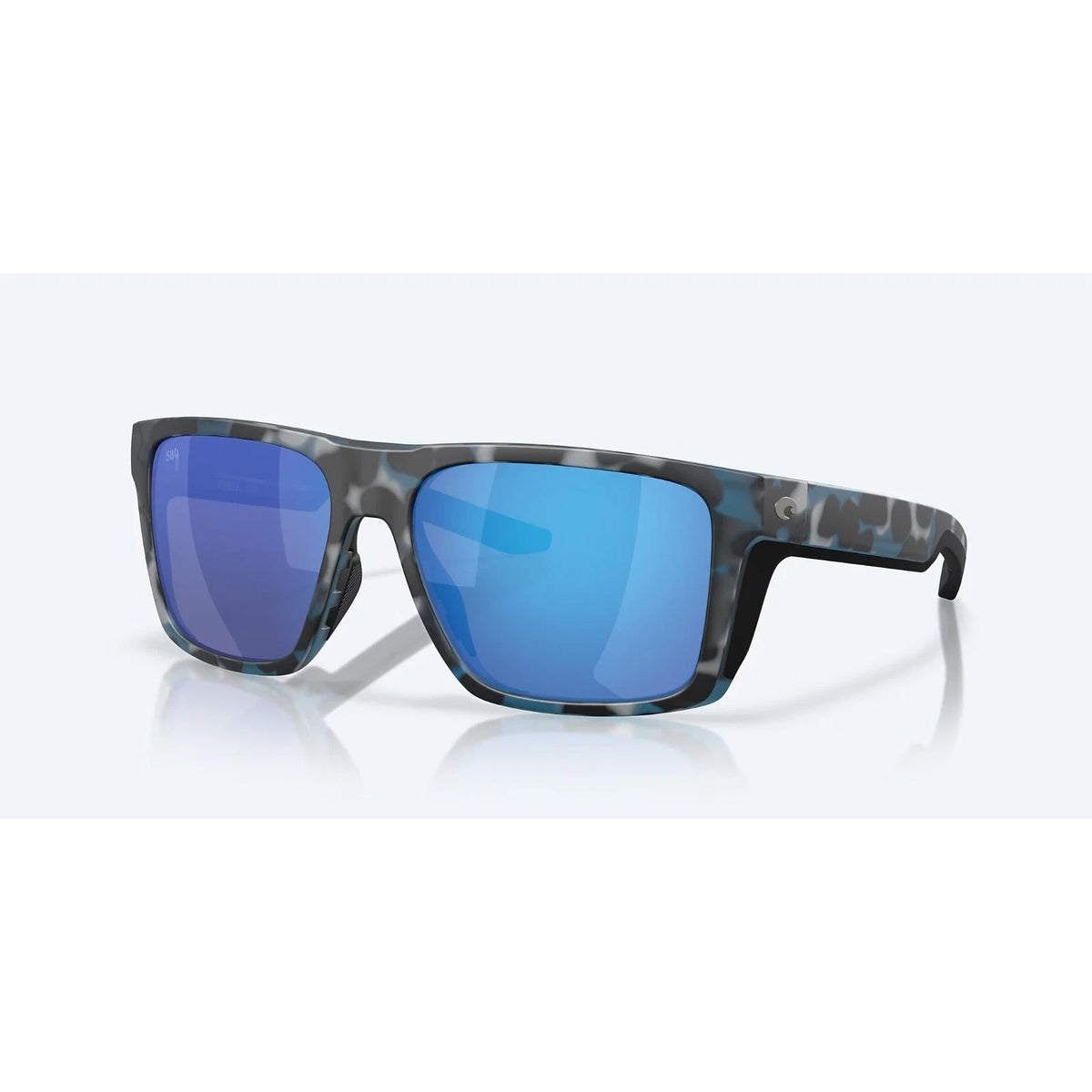 Costa del Mar 06S9104 910418 57 Blue Rectangle Sunglasses 0mm Sunglasses