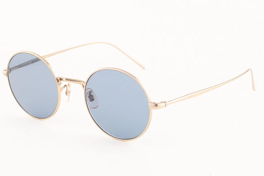 Oliver Peoples 0OV1293ST-503556-48 Gold Round SUNGLASSES 48mm Sunglasses