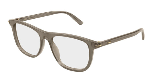 Gucci GG2130o-003 eyeglasses in brown frame with clear lenses