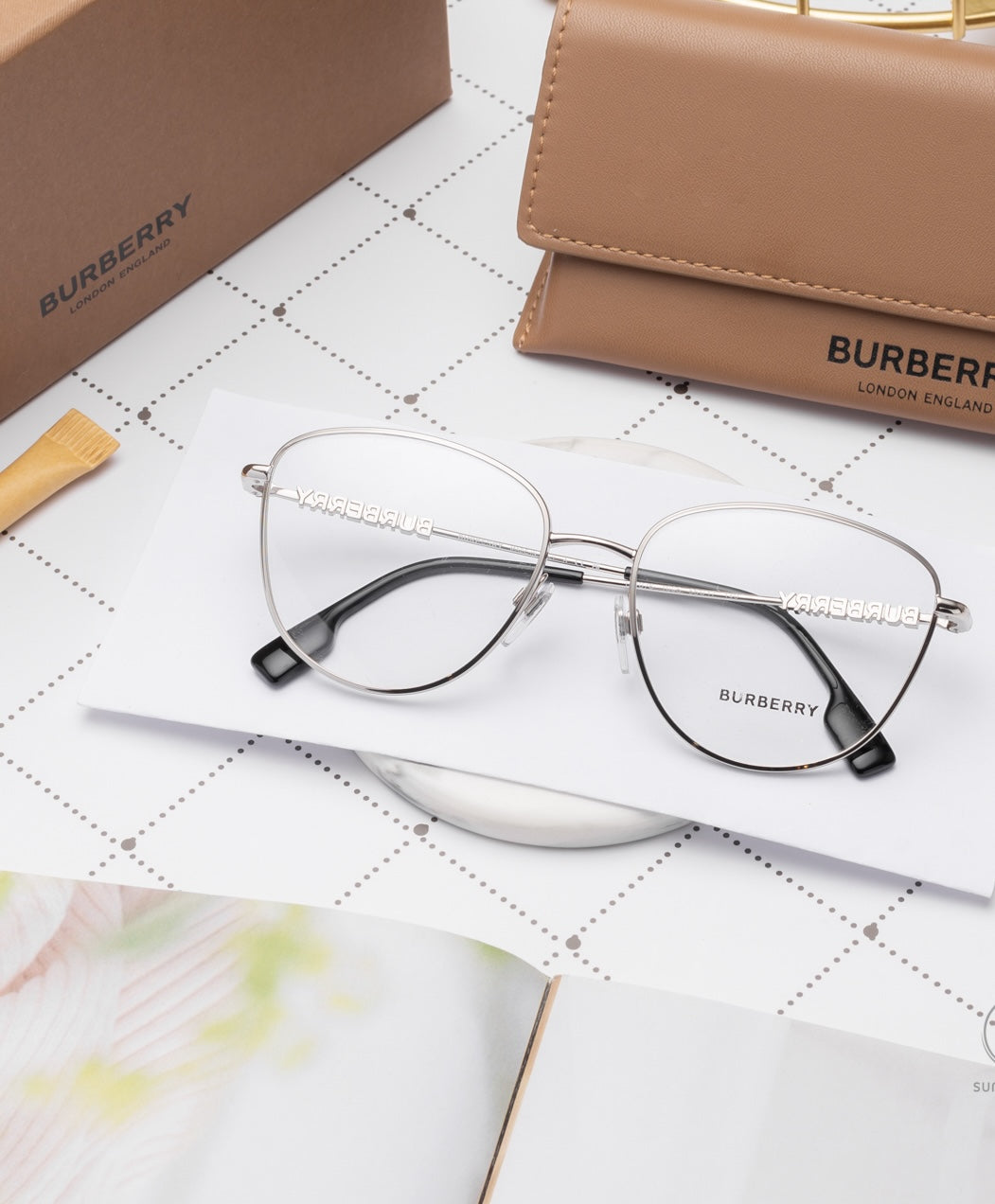 Burberry 0BE1376-1005 55mm New Eyeglasses