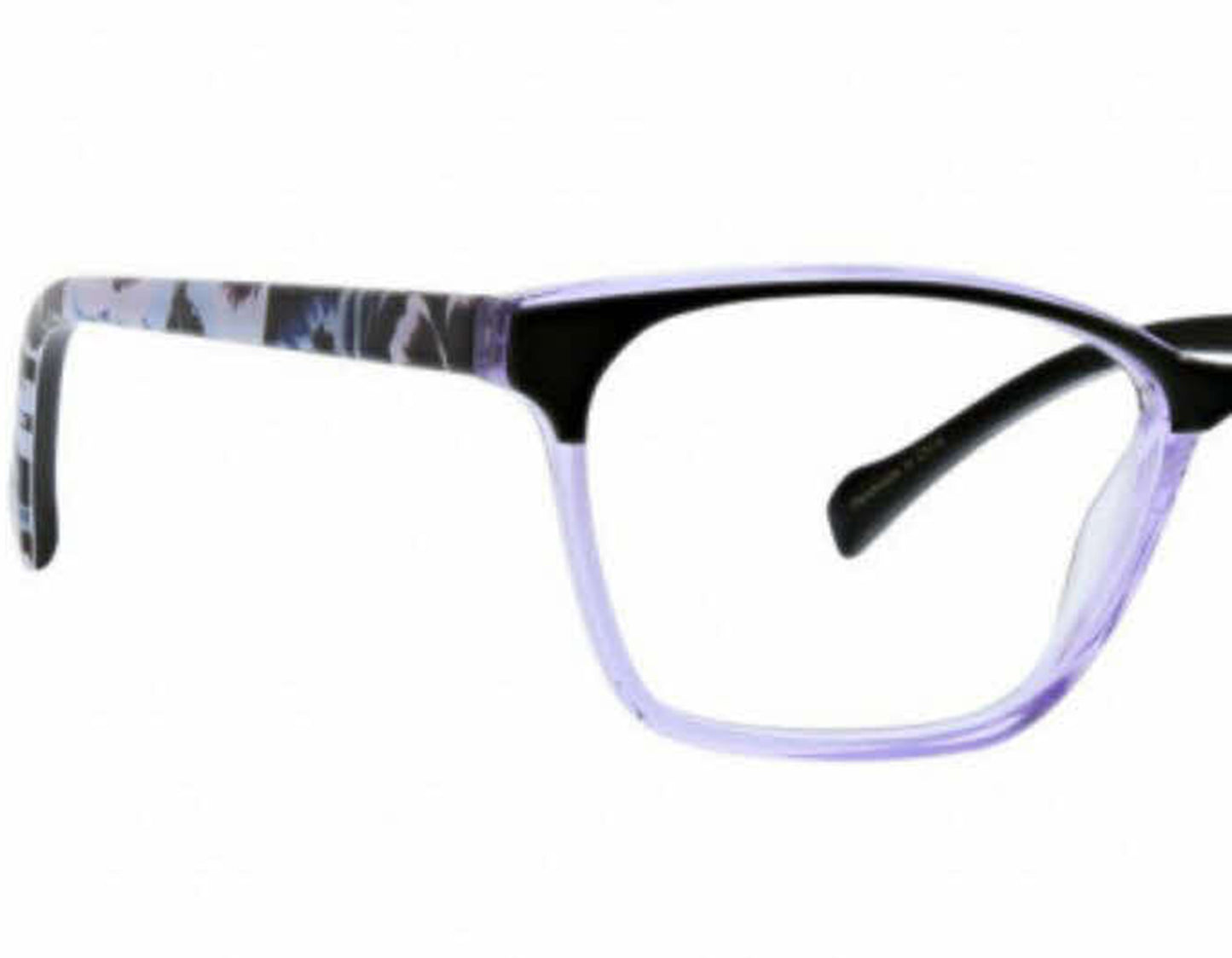 Vera Bradley Dylan Plum Pansies 4715 47mm New Eyeglasses
