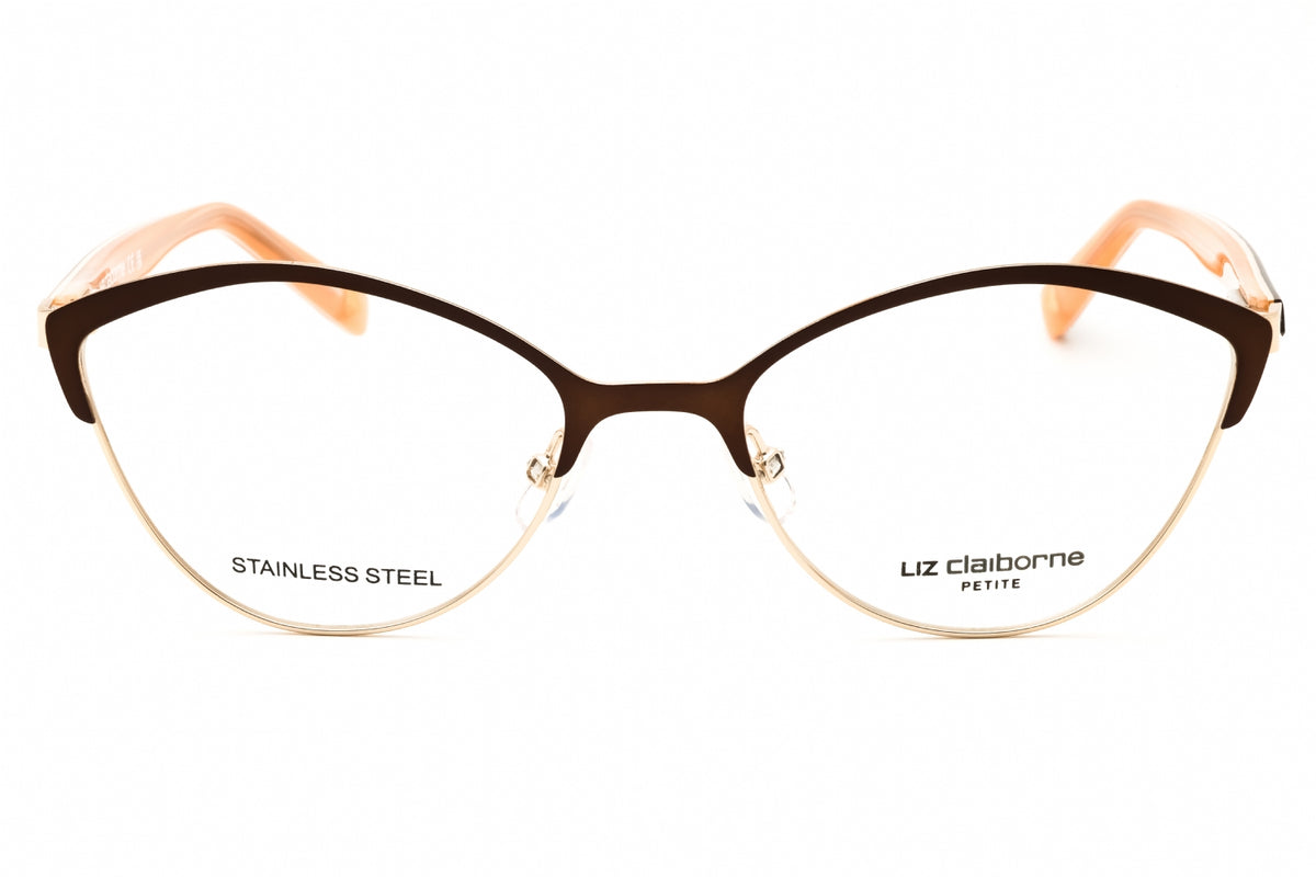 Liz Claiborne L 469-009Q 00 BROWN Oval Eyeglasses 50mm Eyeglasses