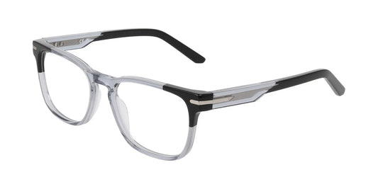 Nike 7180-021 eyeglasses in grey/black frame with clear lenses