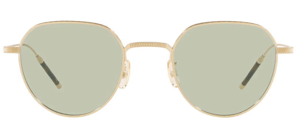 Oliver Peoples 0OV1298T-5311-47 Brushed Gold Round SUNGLASSES 47mm Sunglasses