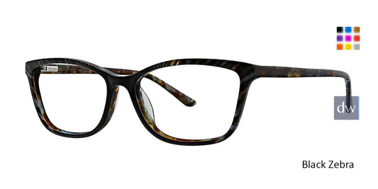 Xoxo XOXO-TRIESTE-BLACK-ZEBRA 53mm New Eyeglasses