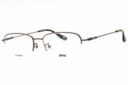 BMW BW5068-H-009 matte gunmetal Rectangular Eyeglasses 56mm