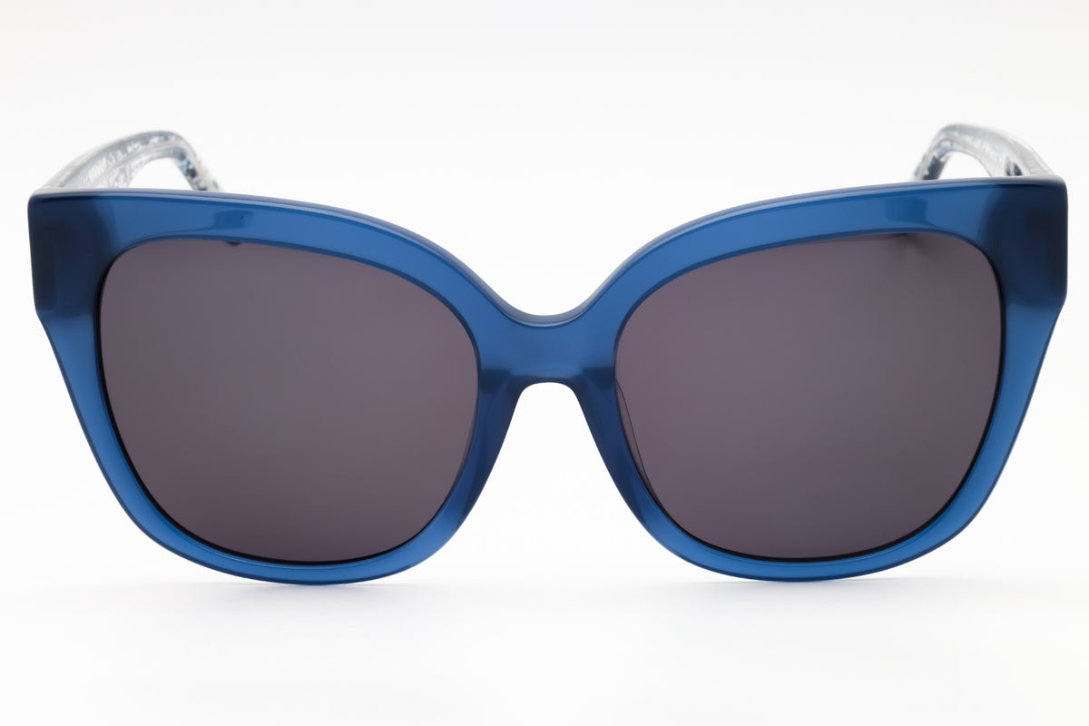 Bebe BB7248 - GENERIC CASE INCLUDED-420 NAVY CRYSTAL Rectangular Sunglasses 56mm Sunglasses