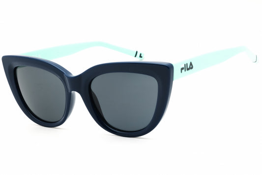 FILA SFI282-07NS sunglasses in navy frame with blue lenses