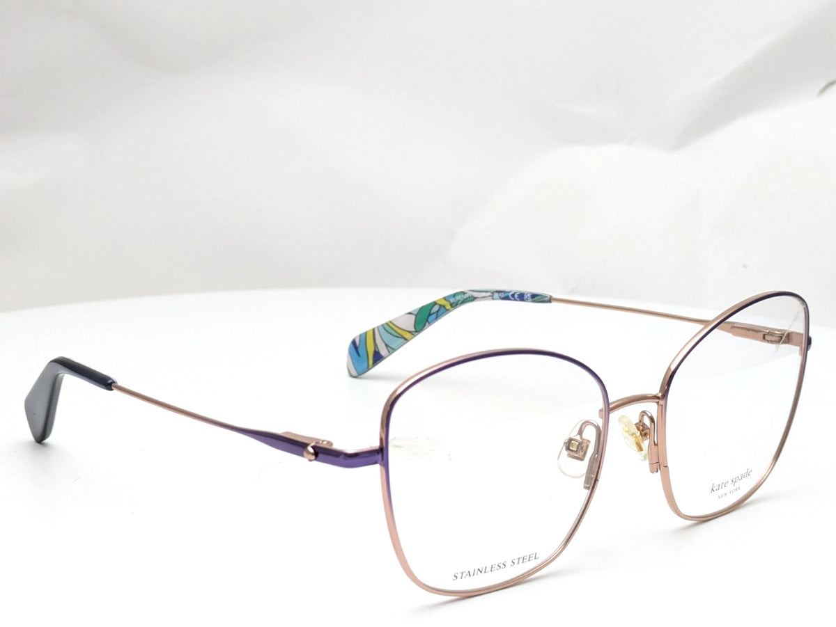 Kate Spade SERENITY/G-PJP-53 Blue Rectangle Eyeglasses 53mm Eyeglasses