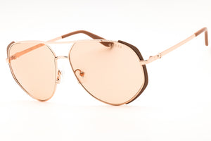 Guess GU00219-58E Brown Aviator Sunglasses 59mm