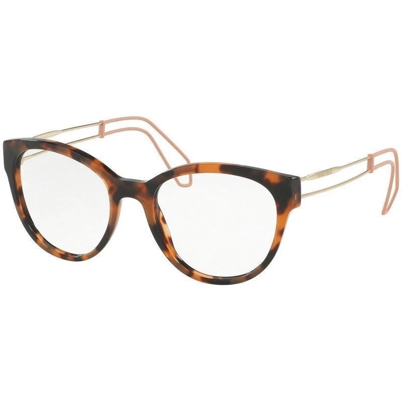 Miu Miu 0MU03PV-USM1O1-52 Havana Full Rim EYEGLASSES 52mm Eyeglasses