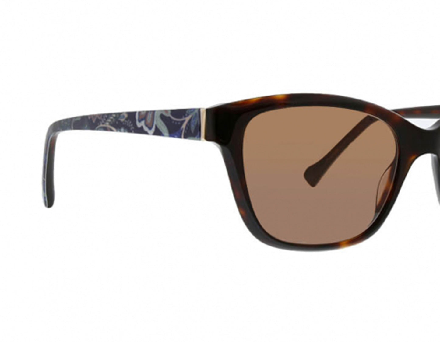 Vera Bradley Lavina Java Navy Camo 5419 54mm New Sunglasses