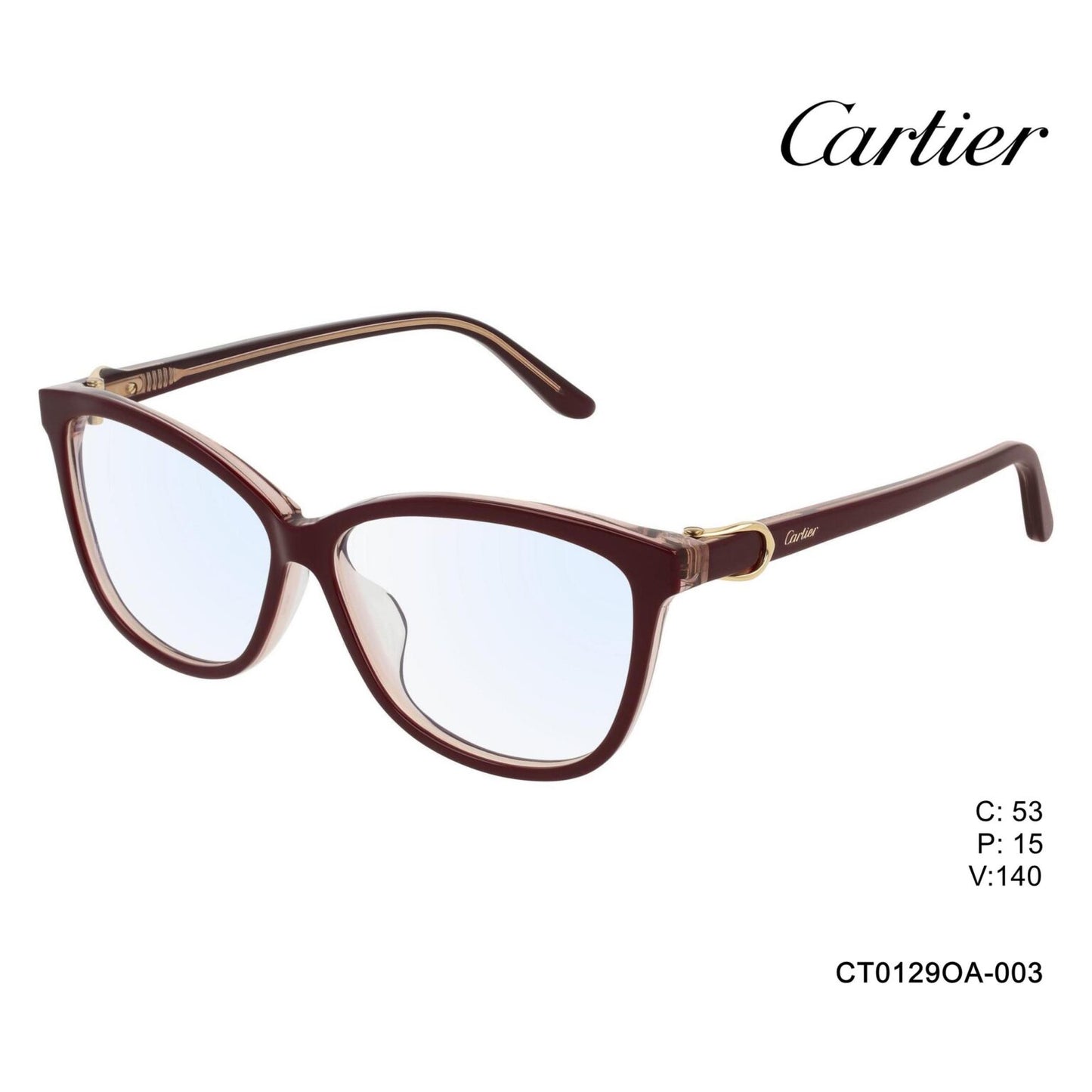Cartier CT0129oA-003 55mm New Eyeglasses