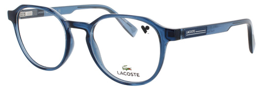 Lacoste L2980-N-410-51 TRANSPARENT BLUE  Men's Eyeglasses 51mm Eyeglasses