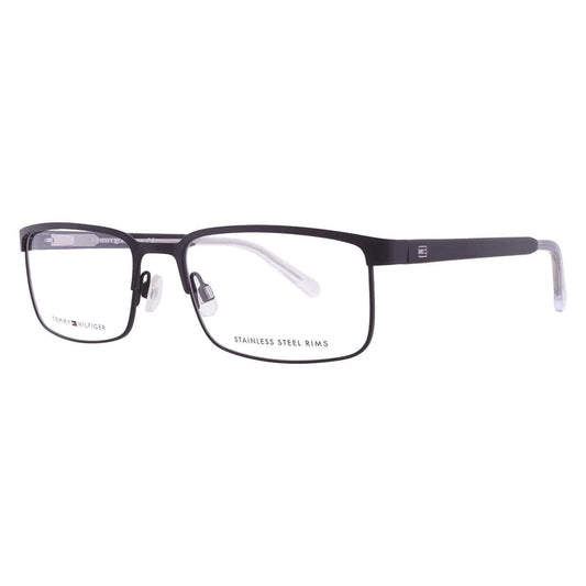 Tommy Hilfiger TH-1235-FSW-55 eyeglasses in brown frame with clear lenses