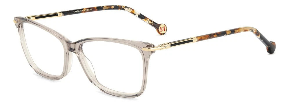 Carolina Herrera HER-0271 35J Gray Rectangle Eyeglasses 56mm Eyeglasses