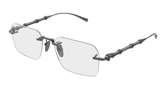 Gucci GG2154o-003 eyeglasses in grey frame with clear lenses