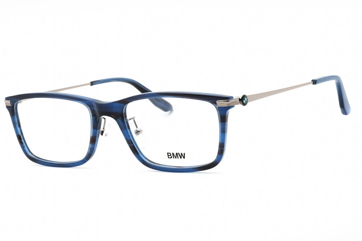 BMW BW5020-092 Blue Rectangular Eyeglasses 56mm