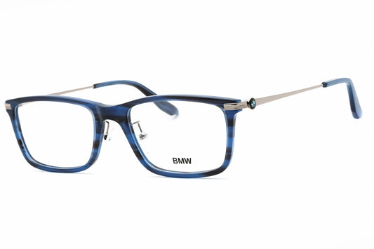 BMW BW5020-092 Blue Rectangular Eyeglasses 56mm