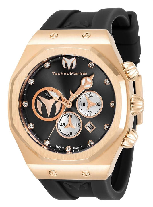 TechnoMarine TM-520004 TM-520004 Watch - Gold Dial Stainless Steel Mesh Band