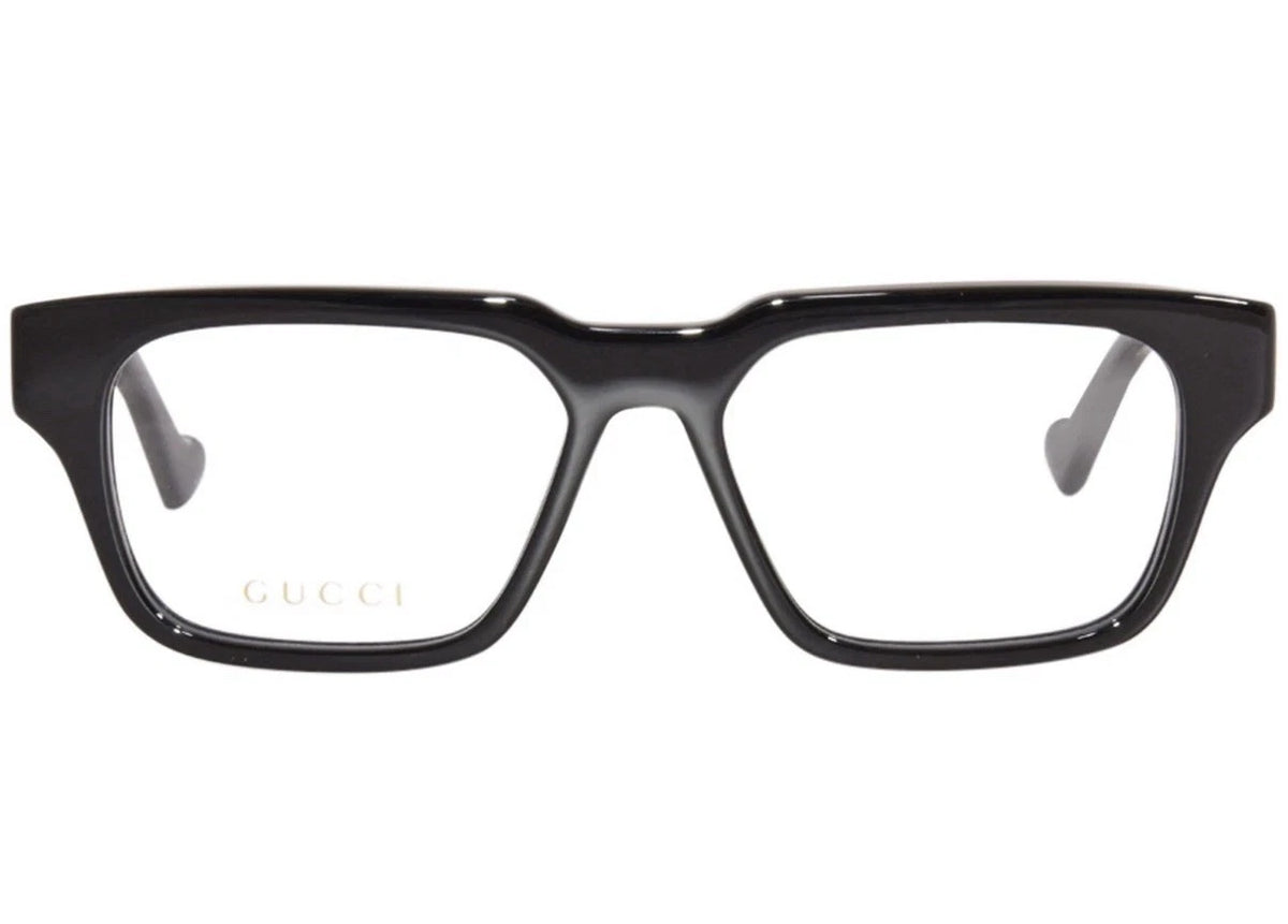 Gucci GG0963O-001 BLACK Rectangular Eyeglasses 53mm Eyeglasses