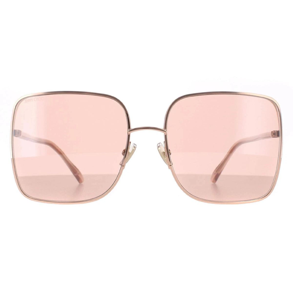 Jimmy Choo 0ALIANA-S-PY3-59 Gold Square SUNGLASSES 59mm Sunglasses