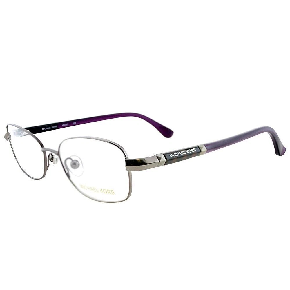Michael Kors 0MK360-038-53 Silver Full Rim EYEGLASSES 53mm Eyeglasses